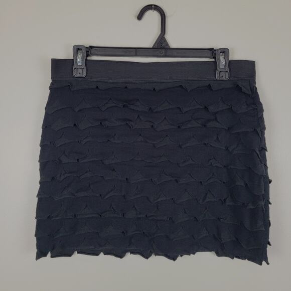 Kimchi Blue Womens M Mini Skirt Black Ruffle Tiered Urban Outfitters Y2K - Picture 1 of 6